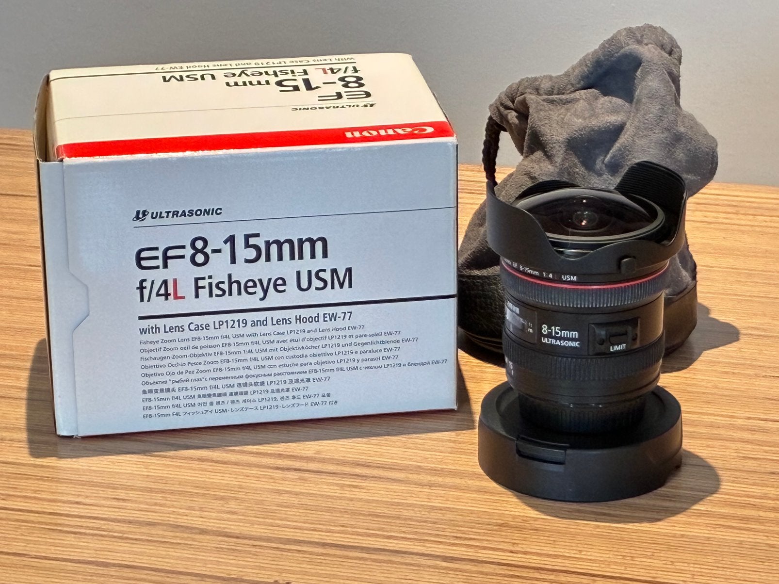 Objectif Canon EF 8-15mm f/4 L USM Fisheye, Canon, Comme neuf, Enlèvement, Objectif fisheye