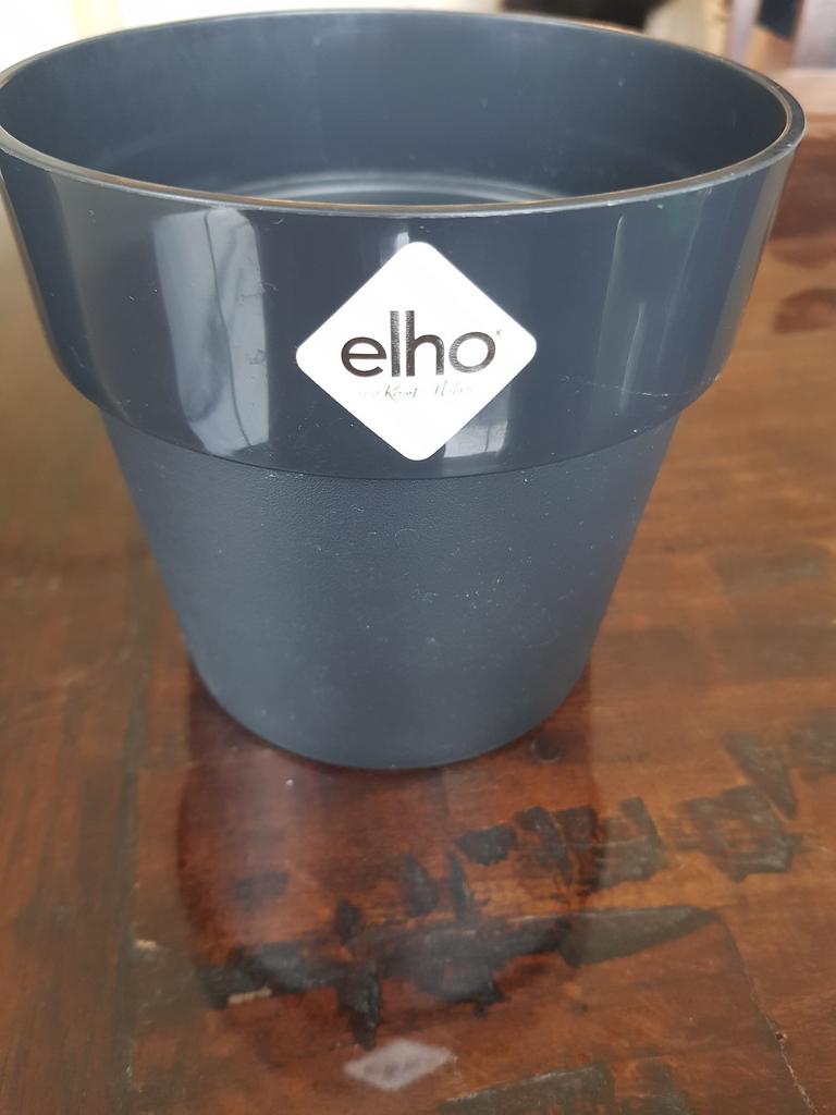 Elho bloempot 13 cm diameter, Ophalen, Kunststof, Zo goed als nieuw, Minder dan 40 cm