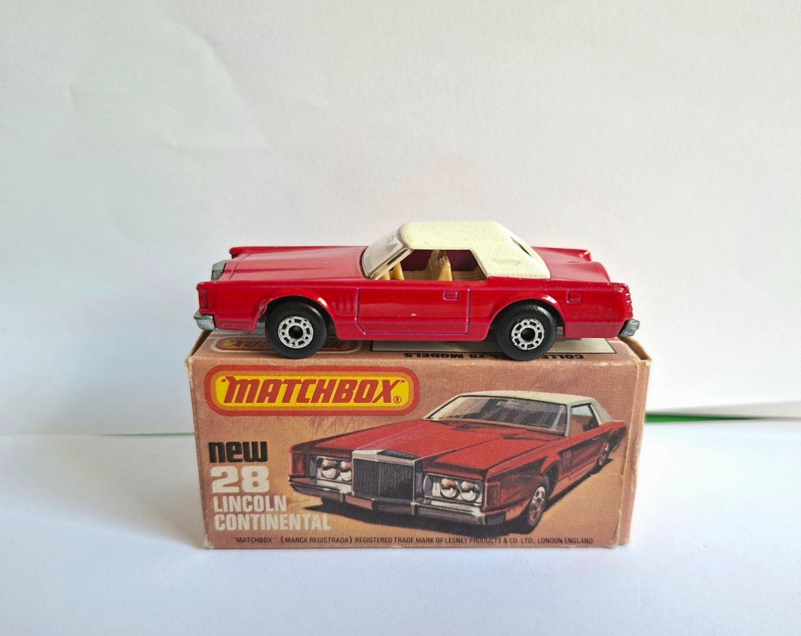 Matchbox superfast 28 lincoln continental, Ophalen of Verzenden