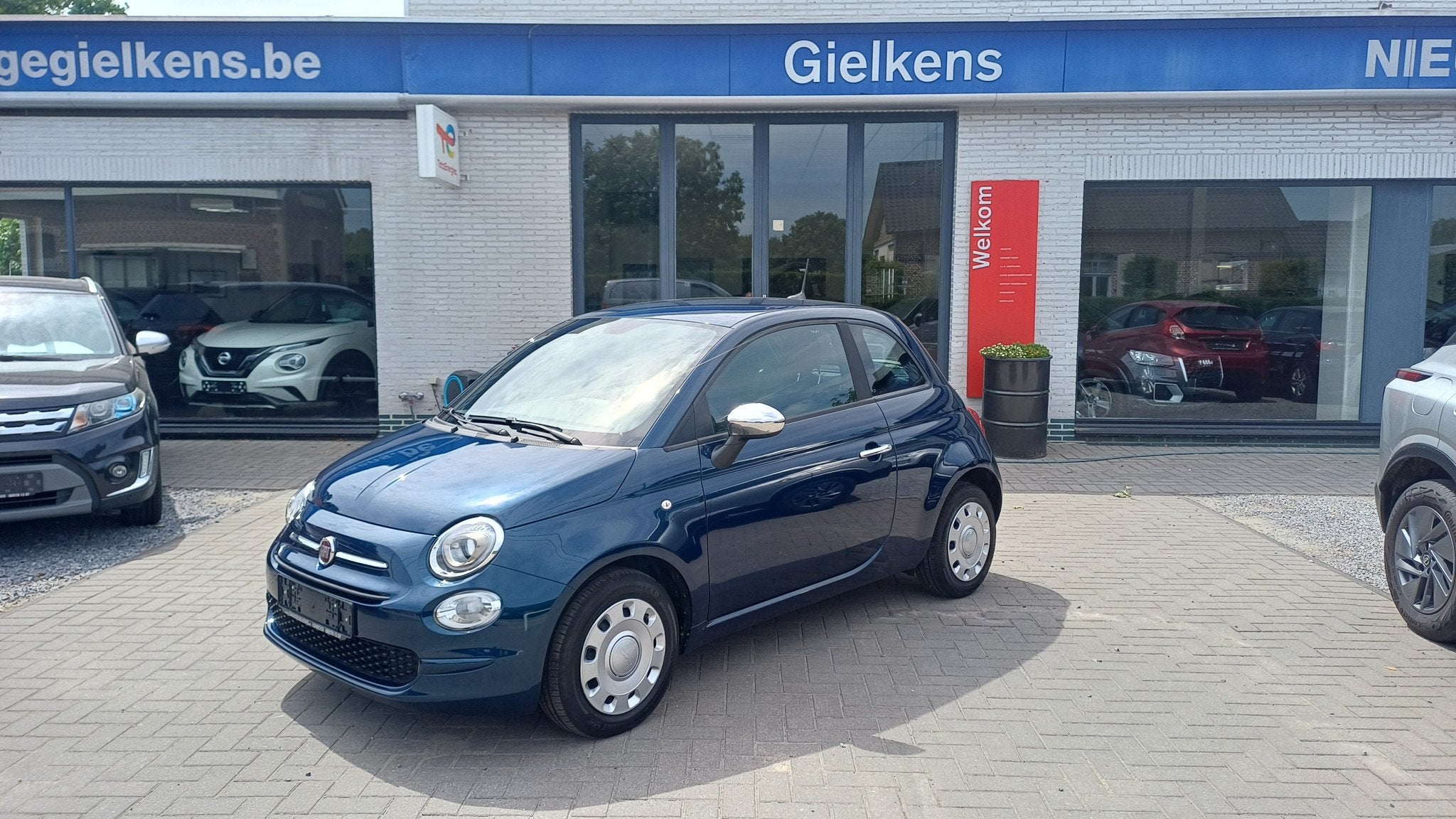 Fiat 500 1.0 hybrid/17000km/1 jaar garantie, Voorwielaandrijving, 4 zetels, Stof, Gebruikt