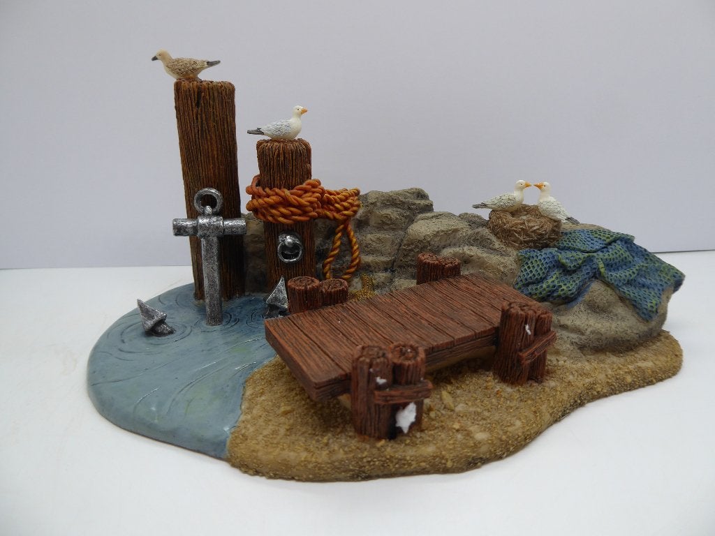 Luville Item  scenerie at the harbor  602319, Diversen, Ophalen of Verzenden, Zo goed als nieuw