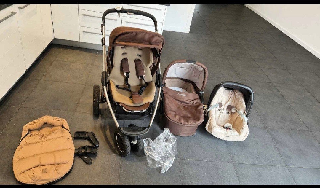 Maxi-Cosi 3-in-1 kinderwagenset te koop – complete set, Kinderen en Baby's, Kinderwagens en Combinaties, Ophalen