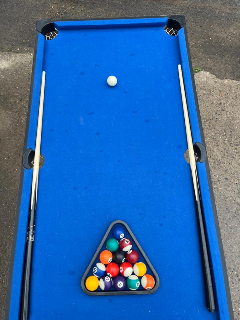 Mini biljart tafel, Ophalen, Gebruikt