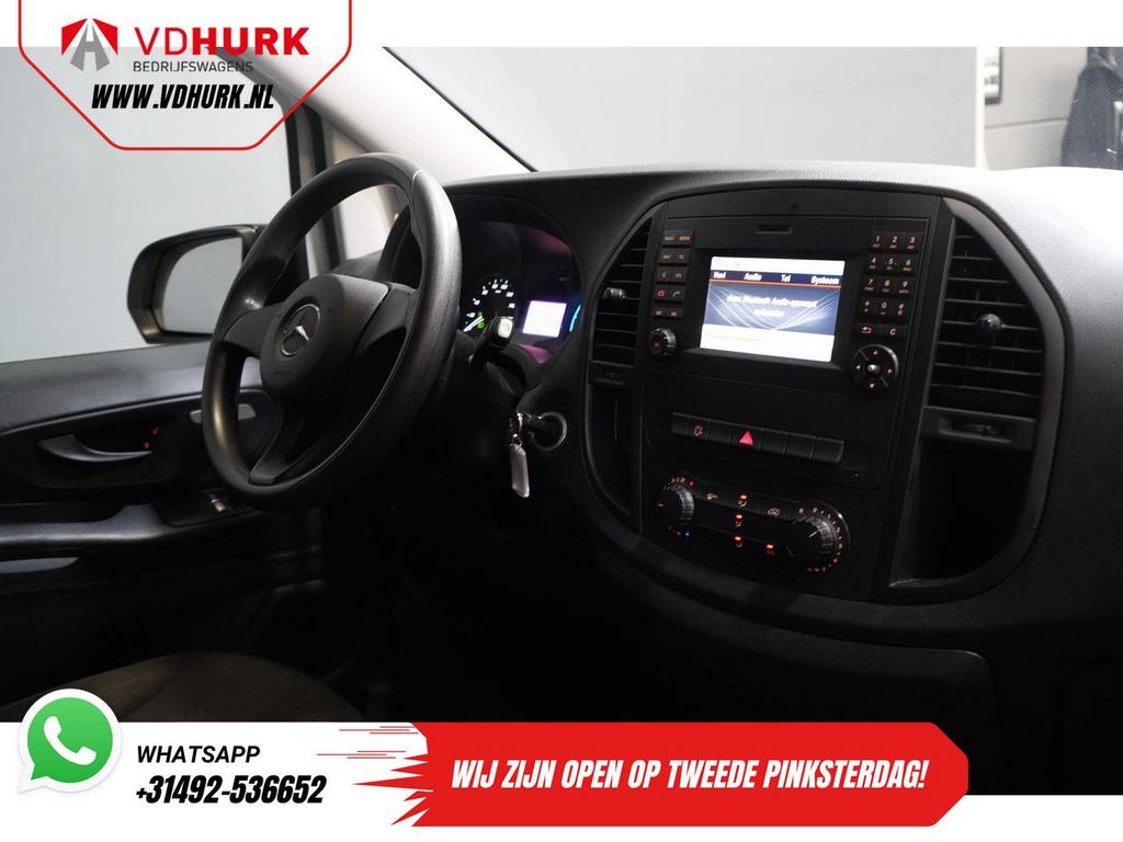 Mercedes-Benz eVito DEMO BPM VRIJ! 19"/ HG Zwart Pakket/ Spo, Automaat, Wit, Mercedes-Benz, Onderhoudsboekje
