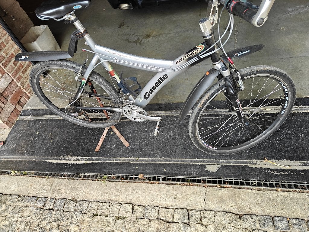 damesmoutainbike Gazelle, Vélos & Vélomoteurs, Vélos | VTT & Mountainbikes, Frein sur jante, Femmes, 49 à 53 cm, Comme neuf