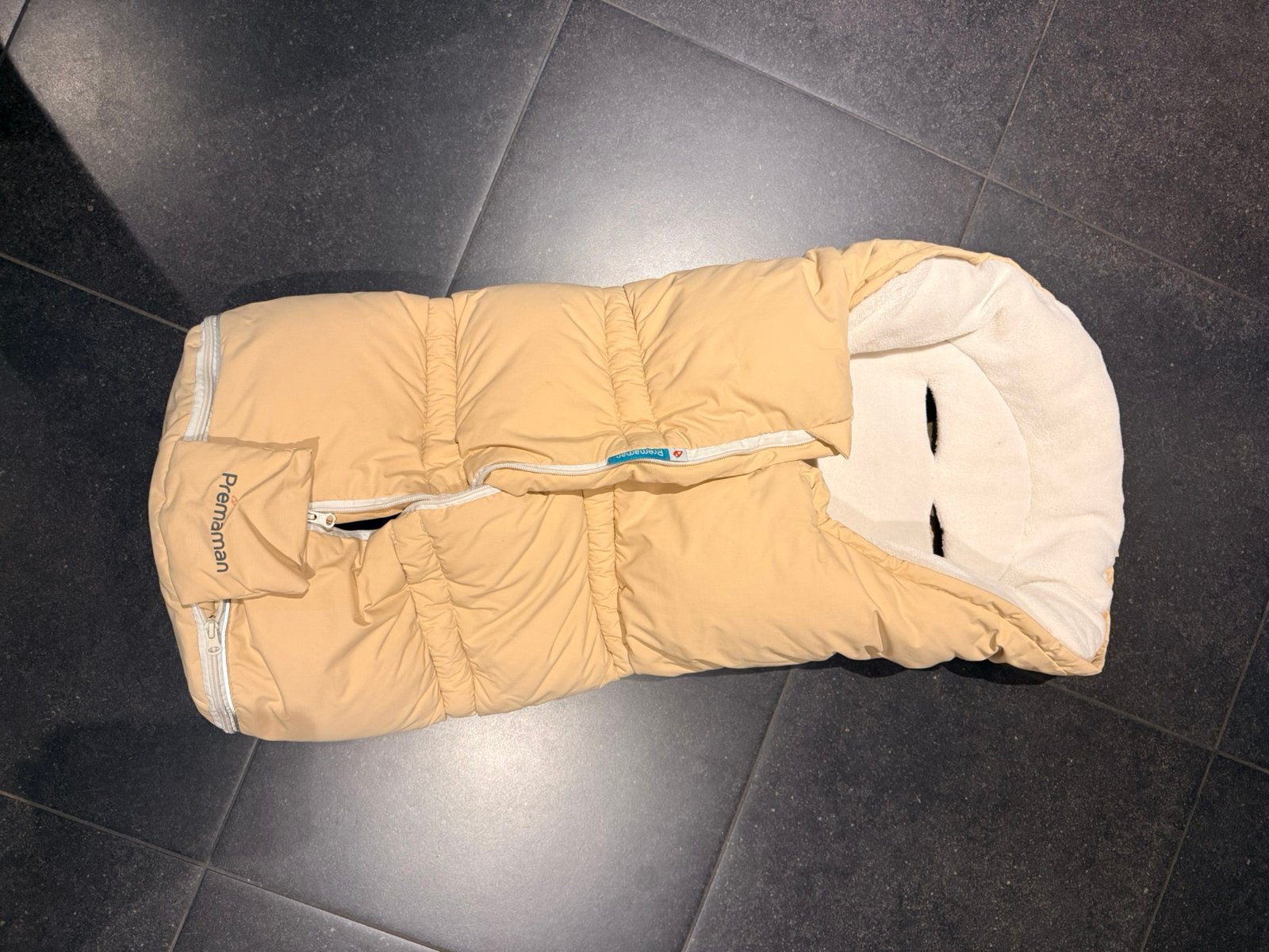 Premaman slaapzak beige – fleece, universeel, Enlèvement, Comme neuf, Couverture pieds