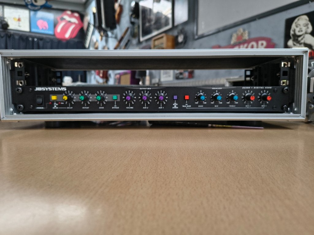 JB Systems DE‑600 Digital Echo + Flaycase – Perfect werkend, Musique & Instruments, Enlèvement, Utilisé