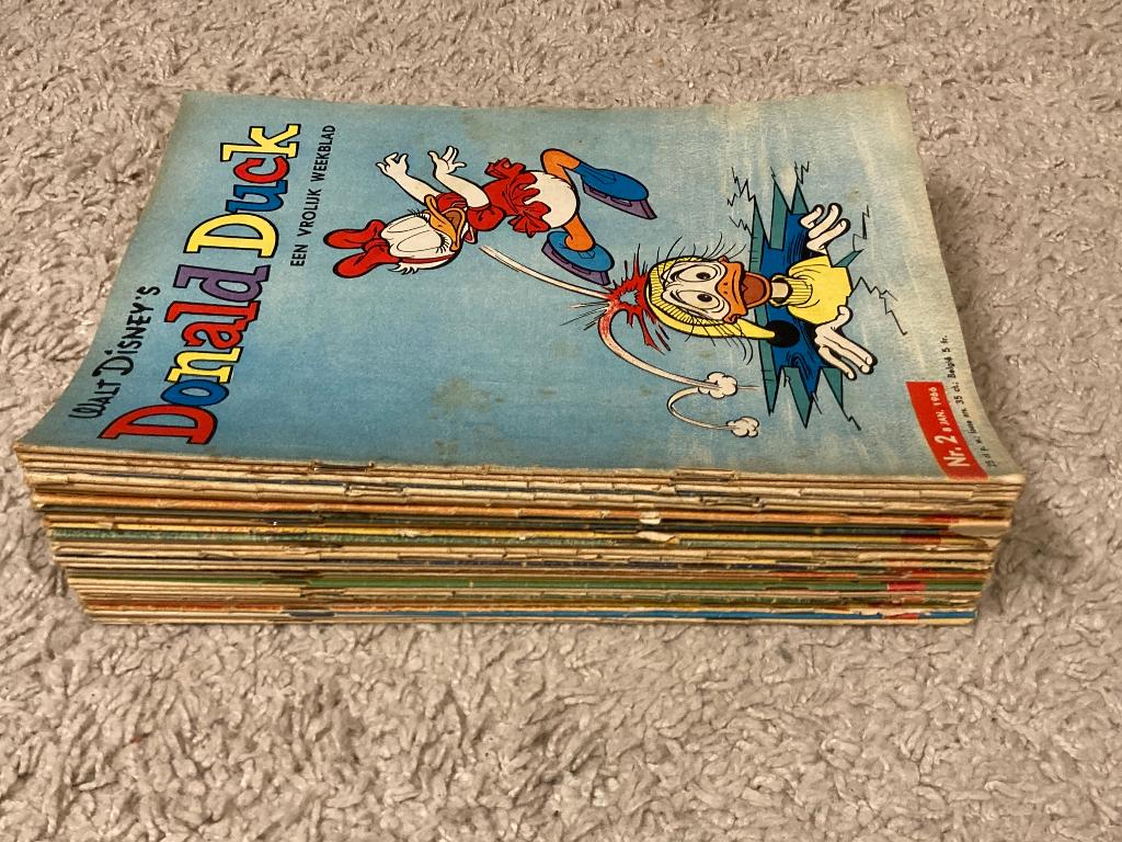 39x Donald Duck Weekblad - Jaargang 1966 - Kan per stuk, Meerdere stripboeken, Ophalen of Verzenden, Zo goed als nieuw