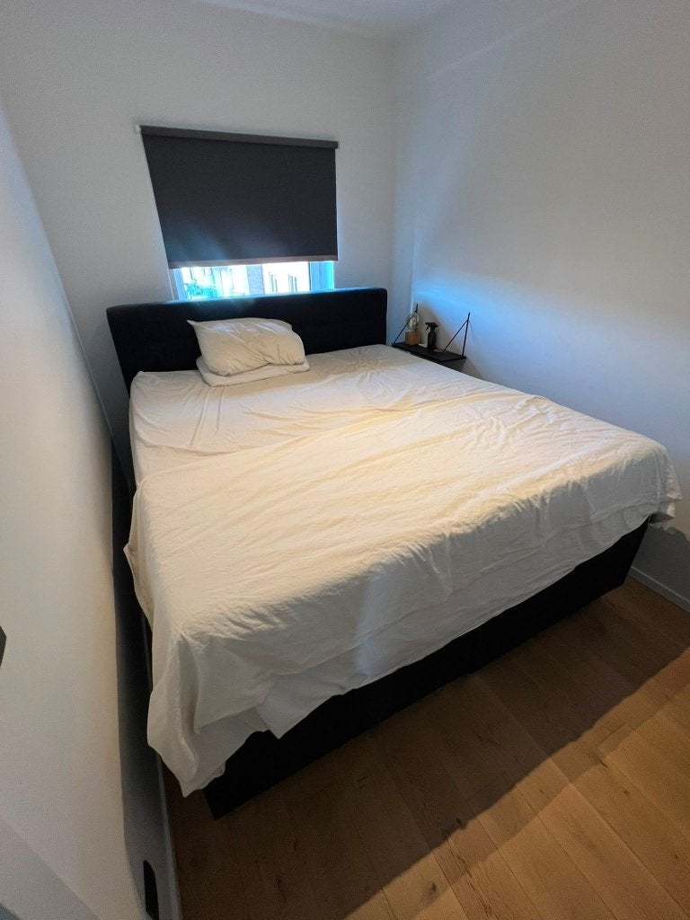 Boxspring 180x200, Comme neuf, Enlèvement, 180 cm, 200 cm
