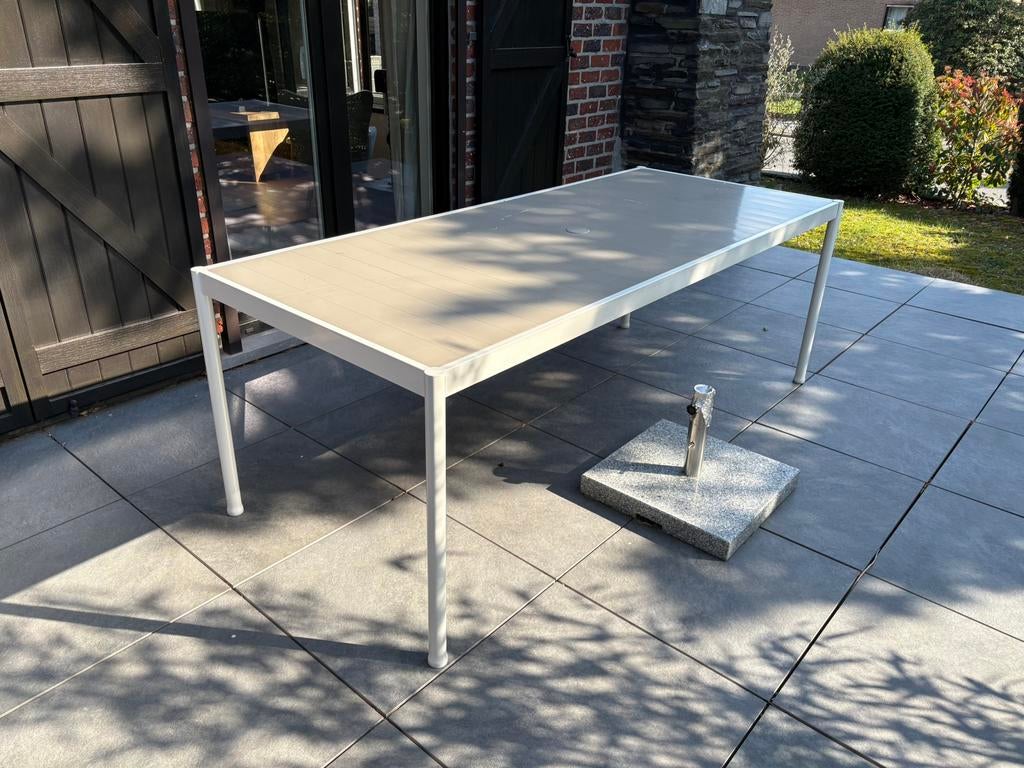 Table jardin IKEA Segeron, Enlèvement, Utilisé, Rectangulaire, Aluminium