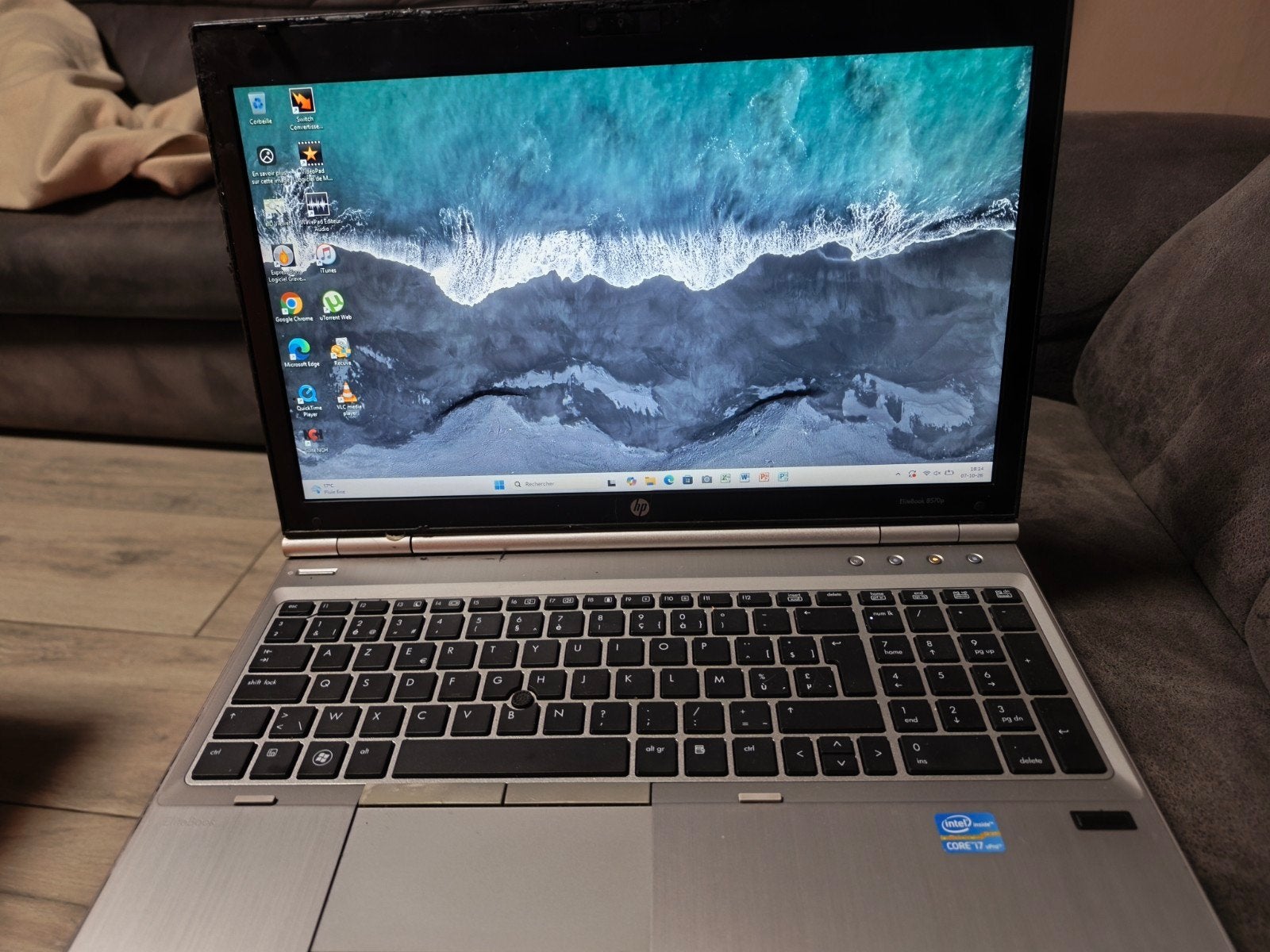 vend pc hp i7, Informatique & Logiciels, Enlèvement, SSD