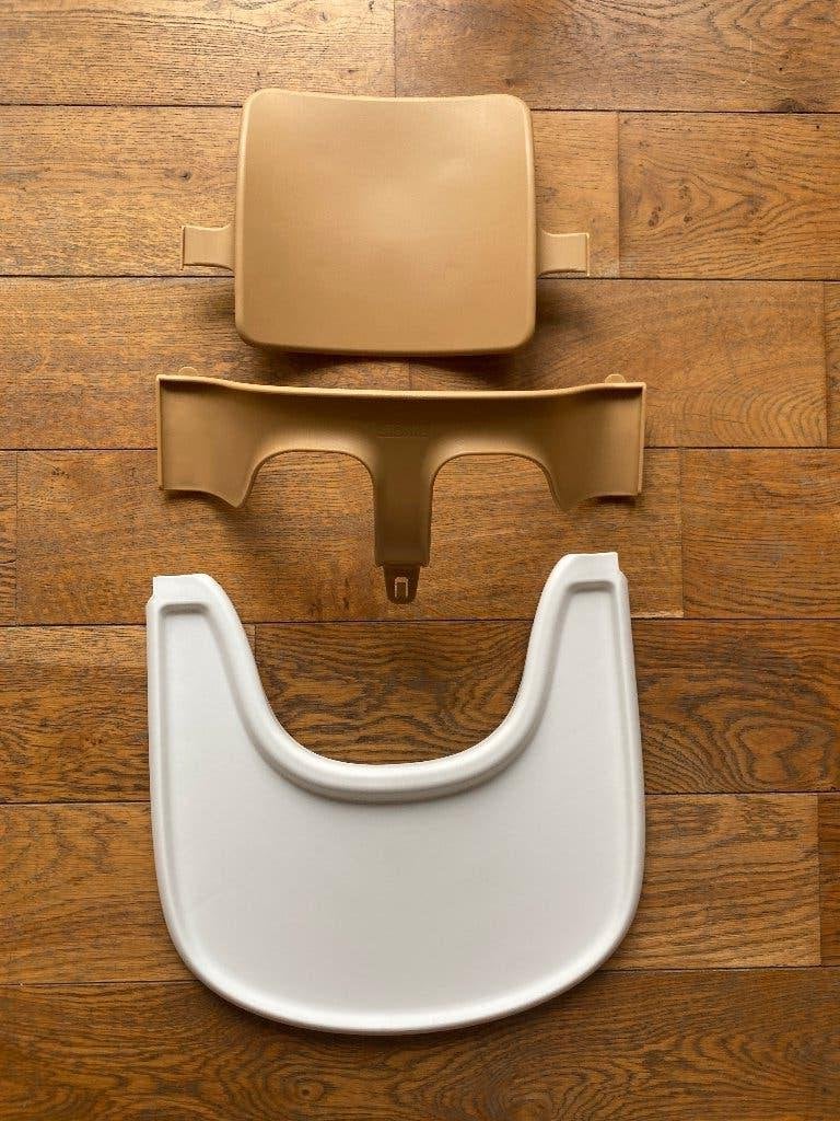 Set bébé Stokke Tripp Trapp, plateau de table, harnais, Enfants & Bébés, Chaises pour enfants, Utilisé, Enlèvement