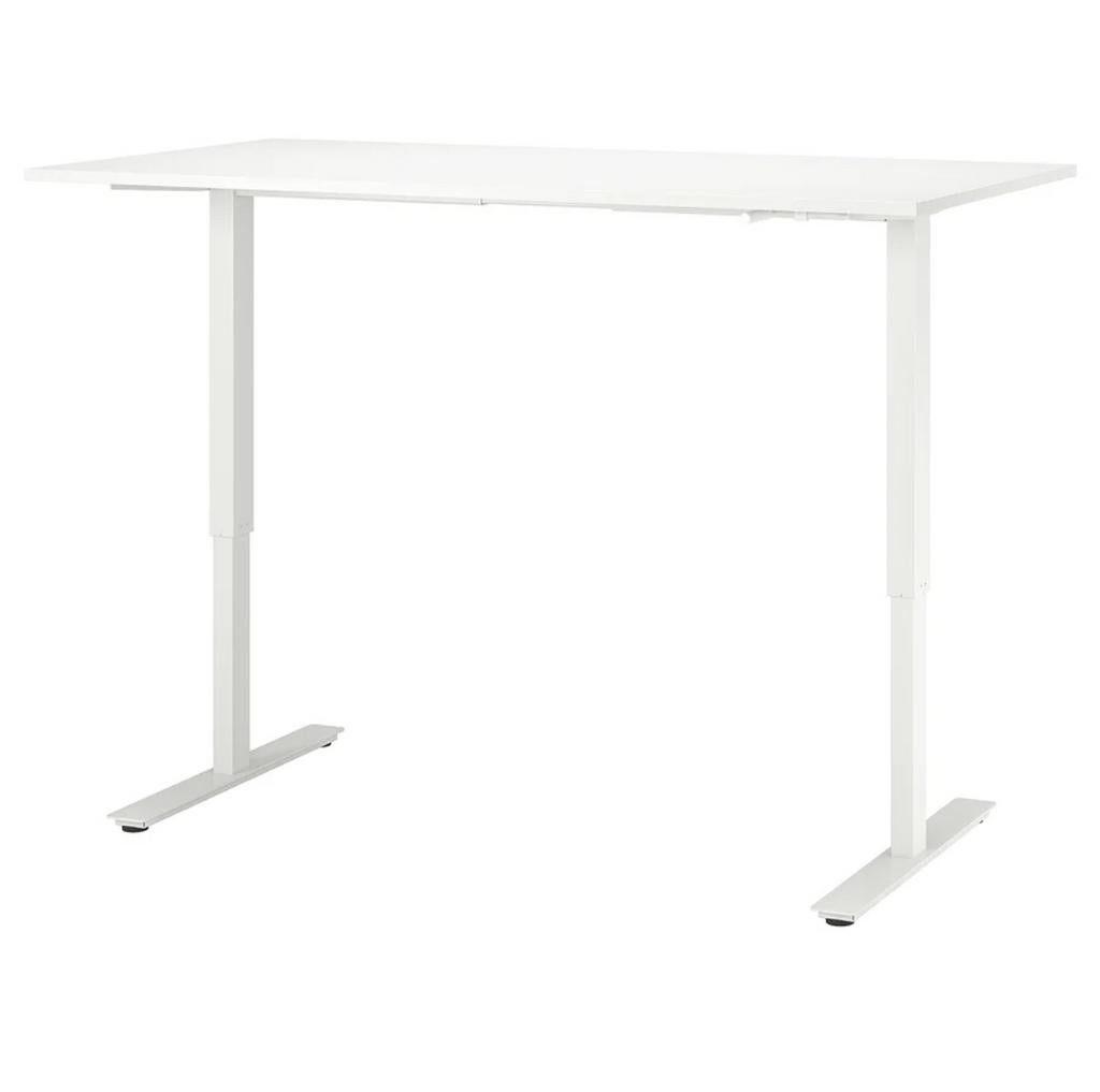 Bureau Ikea Trotten-Manuel 160x80 Wit, Huis en Inrichting, Bureaus, Ophalen of Verzenden, Zo goed als nieuw, IKEA