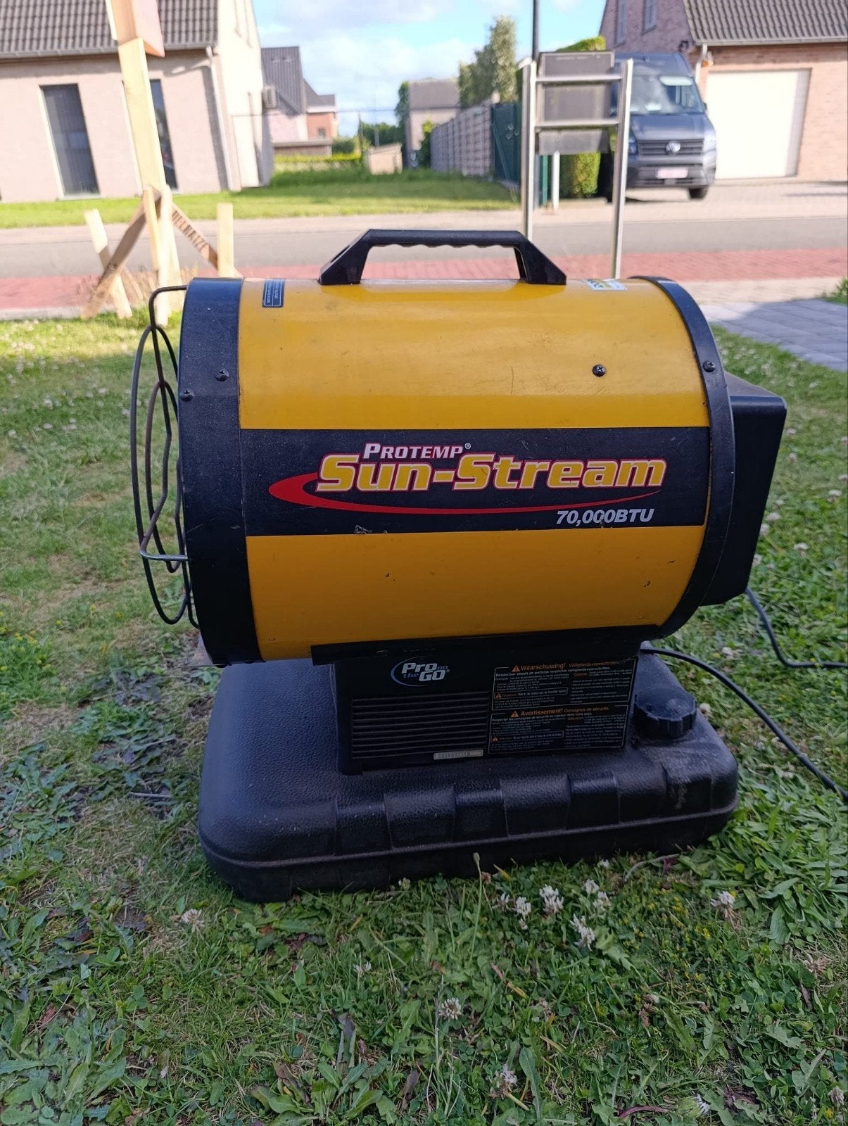 Professionele Heteluchtkanon infrarood 21kw, opp. 163m², Ophalen of Verzenden, Gebruikt