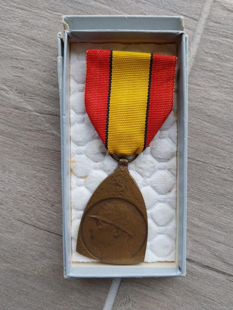 Medaille herinnering veldtocht 14-18 wo1, Verzamelen, Ophalen of Verzenden