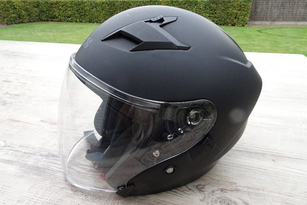 Scooter helmen, Fietsen en Brommers, Ophalen, Zo goed als nieuw, Medium, Overige merken
