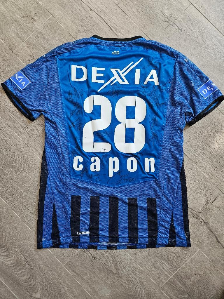 Brecht Capon - Matchworn - Club Brugge - Gesigneerd, Ophalen of Verzenden, Zo goed als nieuw, Shirt