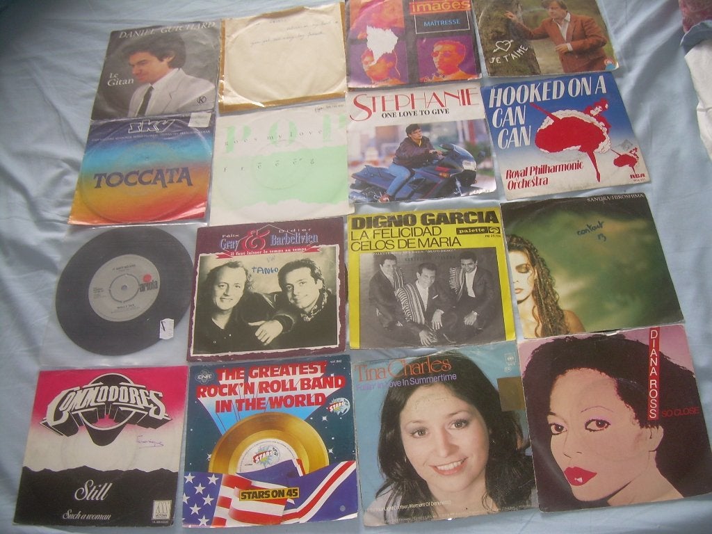 LOT - 45 T SINGLES, Cd's en Dvd's, Fotohoes, 7 inch, Single, Ophalen of Verzenden