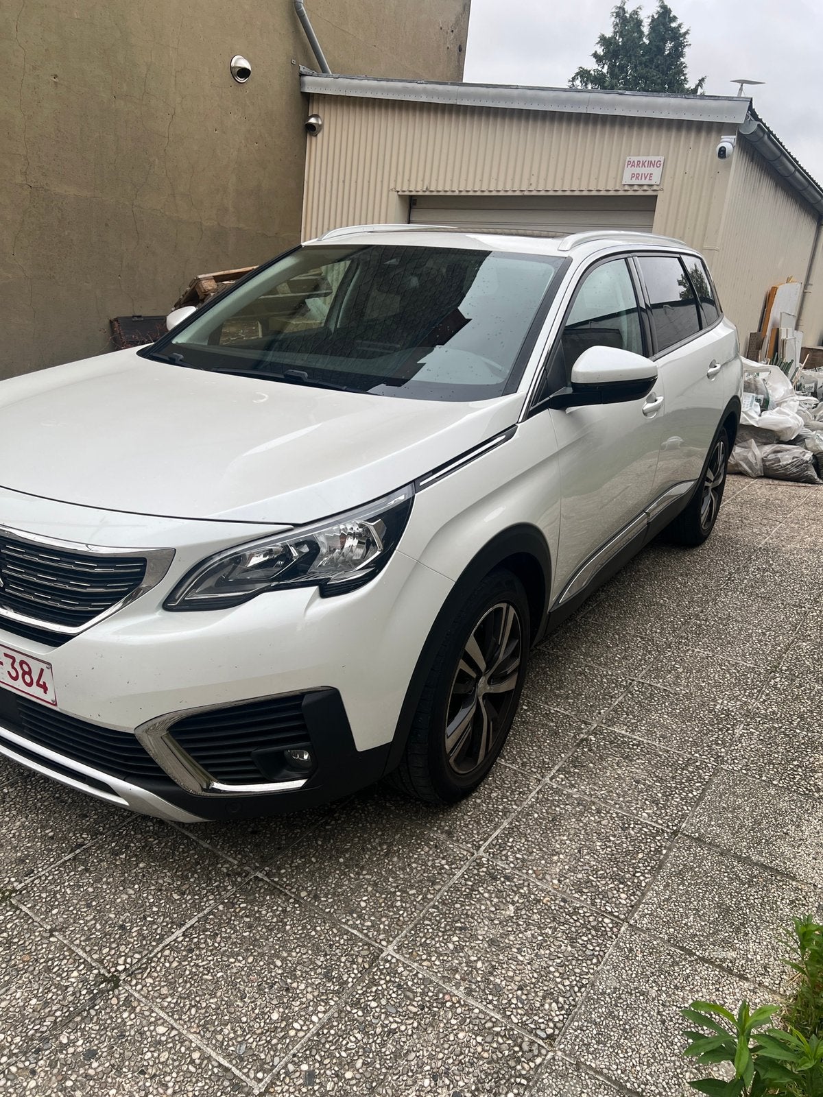Peugeot 5008 2018 1.2 130ch 126000km!, Euro 6, Leder en Stof, Wit, Particulier