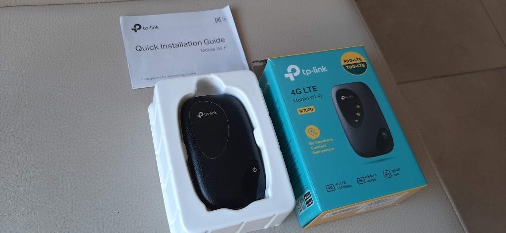 Routeur Wi-Fi mobile TP-Link M7000, Informatique & Logiciels, Routeurs & Modems, Enlèvement ou Envoi, Comme neuf, Routeur