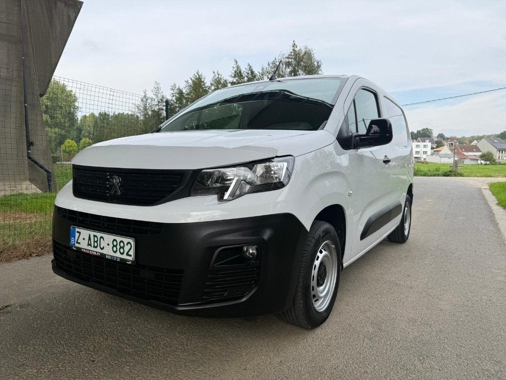 Peugeot Partner 1.5 BlueHDi/L1/EURO6d/3places/1erprop/Camera, Auto's, Voorwielaandrijving, Stof, 4 cilinders, Wit