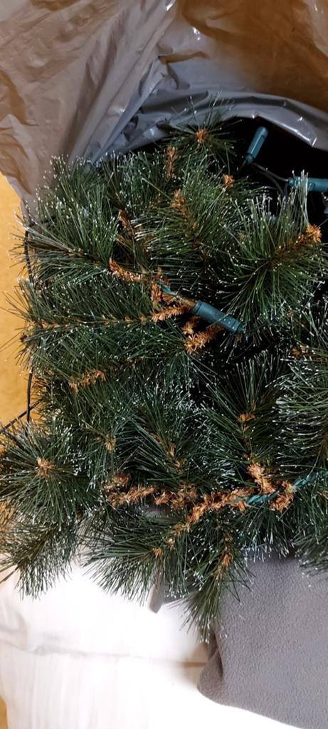 Slinger in groen met lichtjes erin, Ophalen of Verzenden