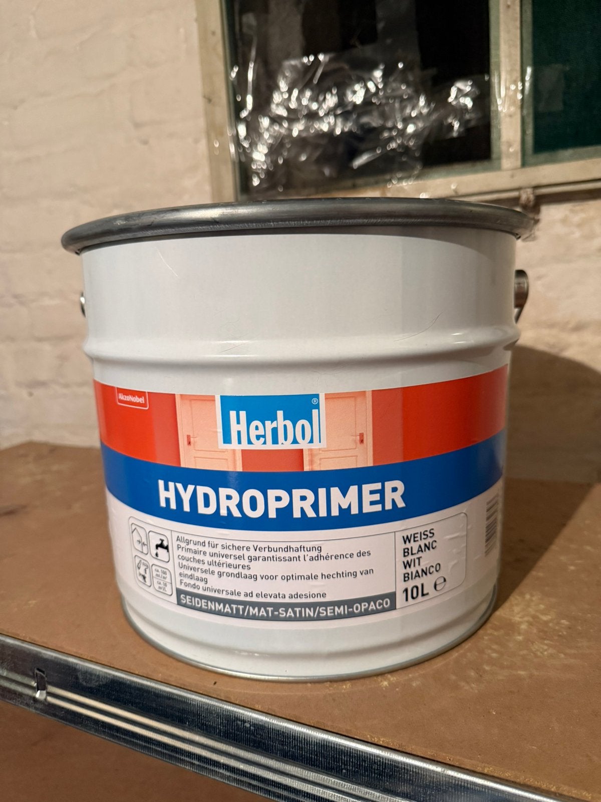 Peinture blanche herbol, Enlèvement, Comme neuf, Peinture