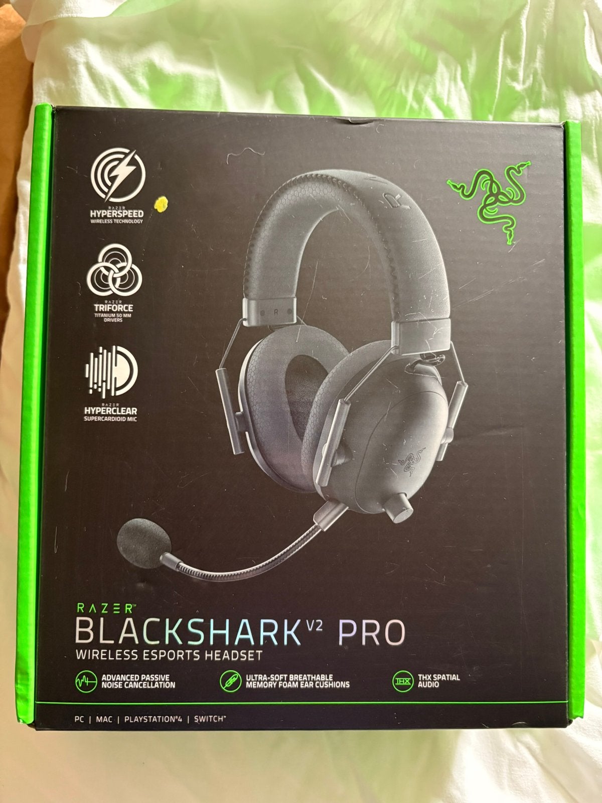Razor blackshark pro wireless headset, Mute-functie, Nieuw, Ophalen of Verzenden, Draadloos