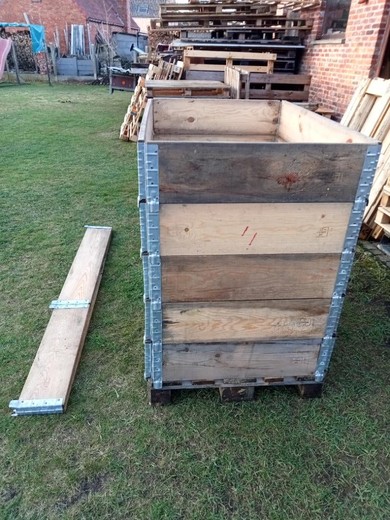 Opzetten, opzetranden europalletten moestuinbak, Doe-het-zelf en Bouw, IJzerwaren en Bevestigingsmiddelen, Zo goed als nieuw, Overige typen