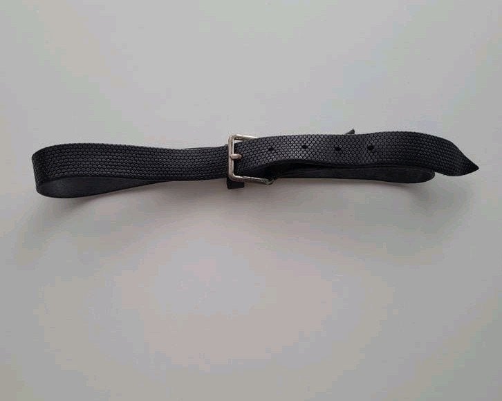Zwarte lederen riem voor tieners met  taille 72-82cm, Kleding | Heren, Riemen en Ceintuurs, Antony Morato, Minder dan 95 cm, Ophalen of Verzenden