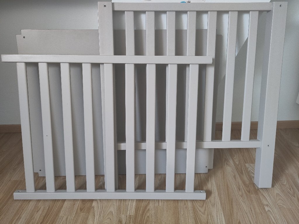 Quax box Marie Luca (incl. matras en andere accessoires), Ophalen, Gebruikt, Rechthoekig, In hoogte verstelbaar