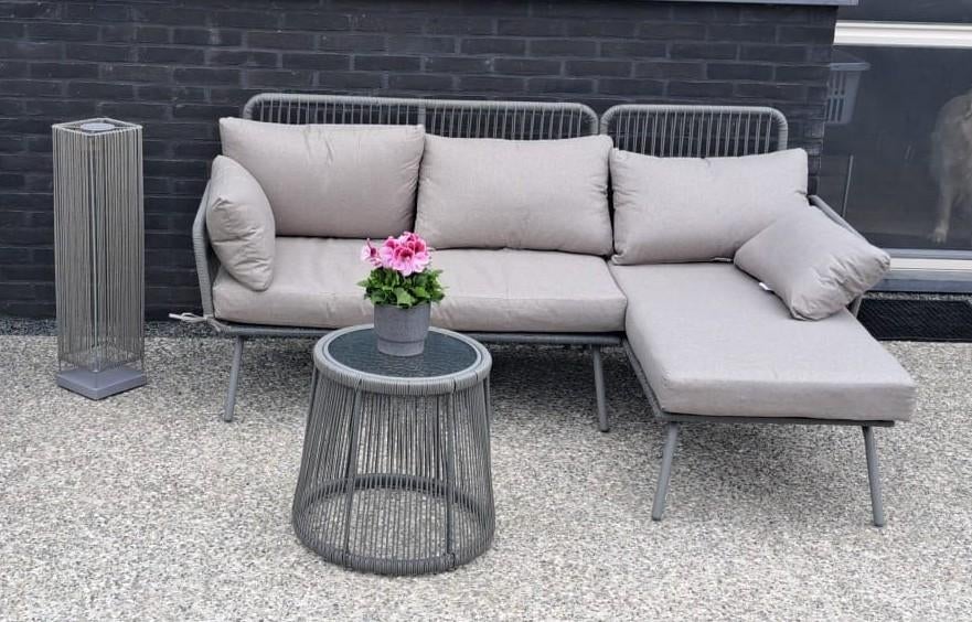 Lounge te koop, bijna niet gebruikt!, Tuin en Terras, Ophalen, 3 zitplaatsen, Zo goed als nieuw, Loungeset