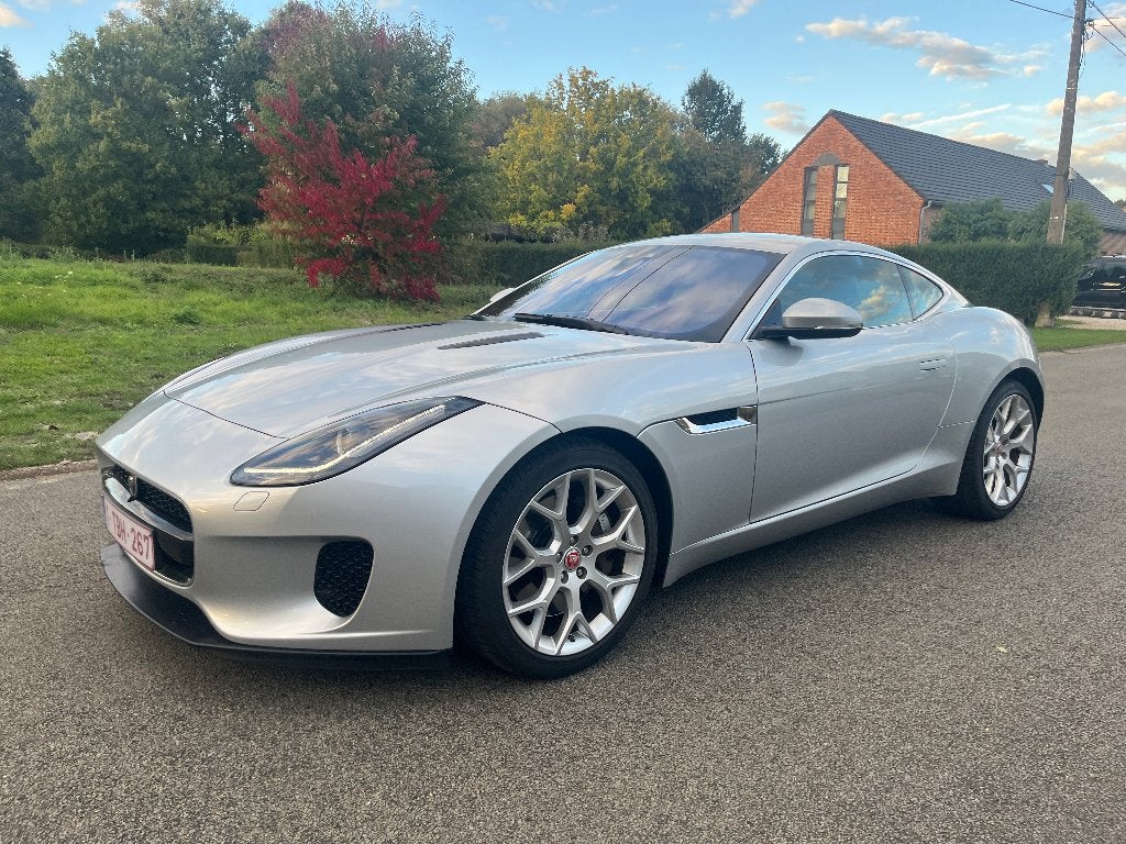 Jaguar F-Type 1e propriétaire, Autos, Cuir, Argent ou Gris, F-type, Euro 6