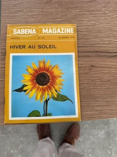 Sabena magazine n 100 mensuel 1970, Gebruikt, Sabena, Ophalen of Verzenden, Info@mogsann.le