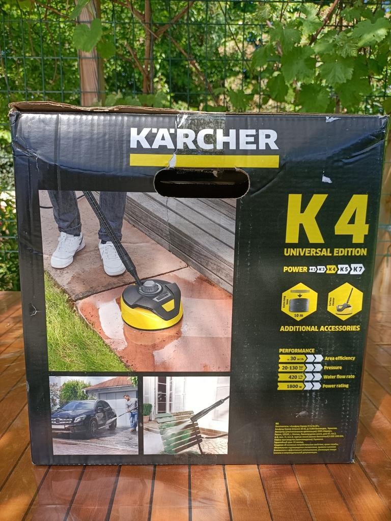Kärcher K4 avec accessoires, Enlèvement
