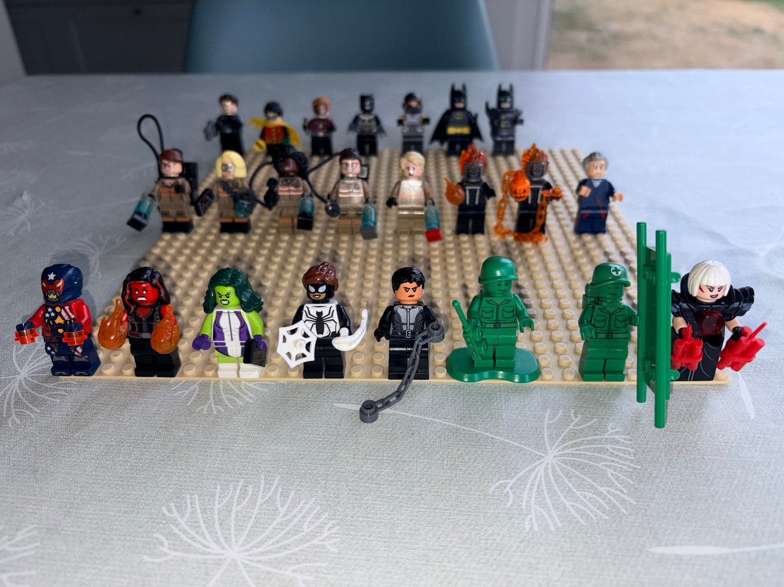 Lego film figuren (Ghostbusters - Marvel - DC Comics), Marvel, Lego, Ophalen of Verzenden, Zo goed als nieuw