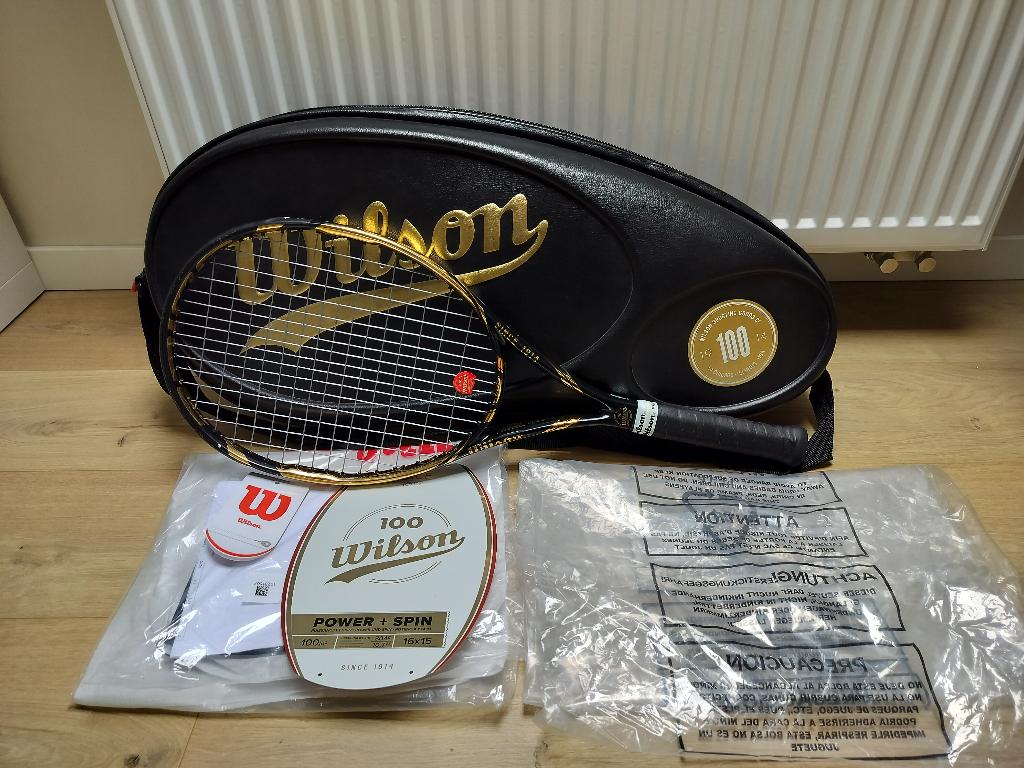 Wilson Limited Edition 100th Anniversary tennis set, L2, Enlèvement ou Envoi, Raquette, Wilson