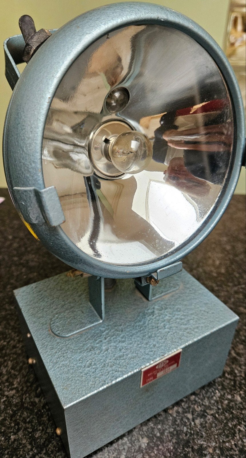 Vintage industriële schijnwerper of zoeklicht, Ophalen of Verzenden, 1940 tot 1960, Overige typen