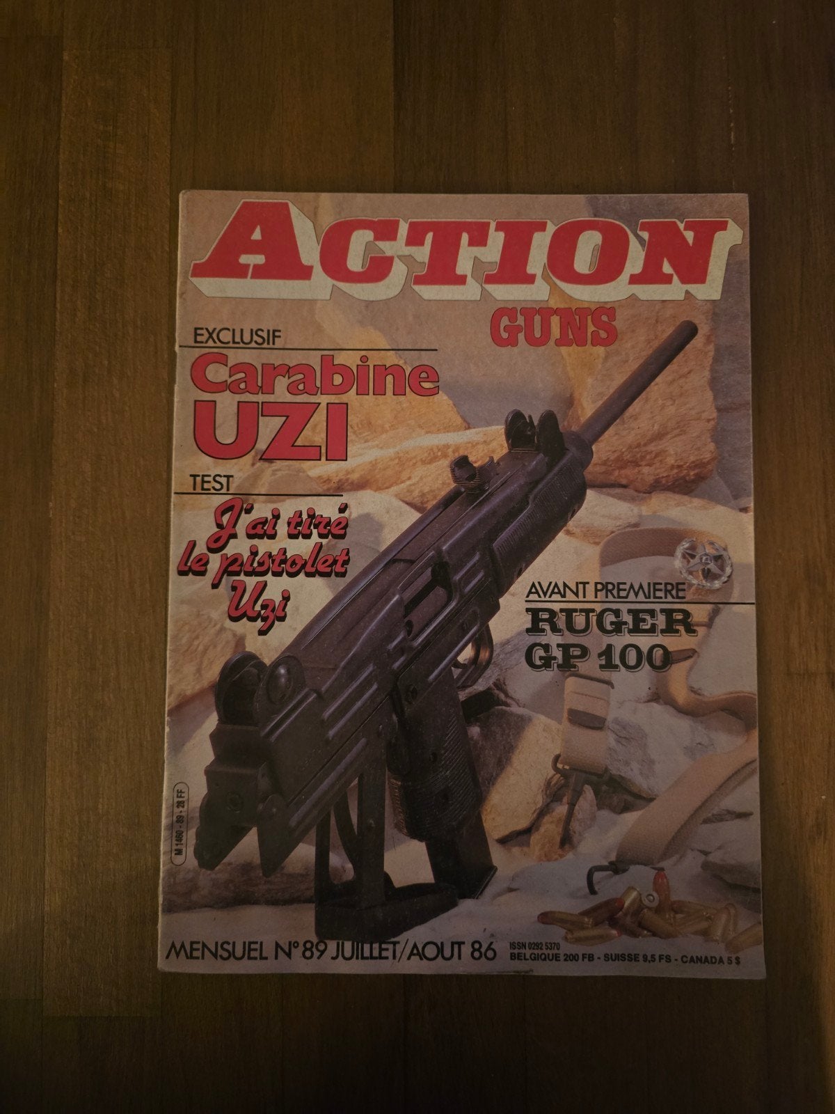 Action Guns n89 – Juillet/Août 1986 – magazine de collectio, Enlèvement ou Envoi