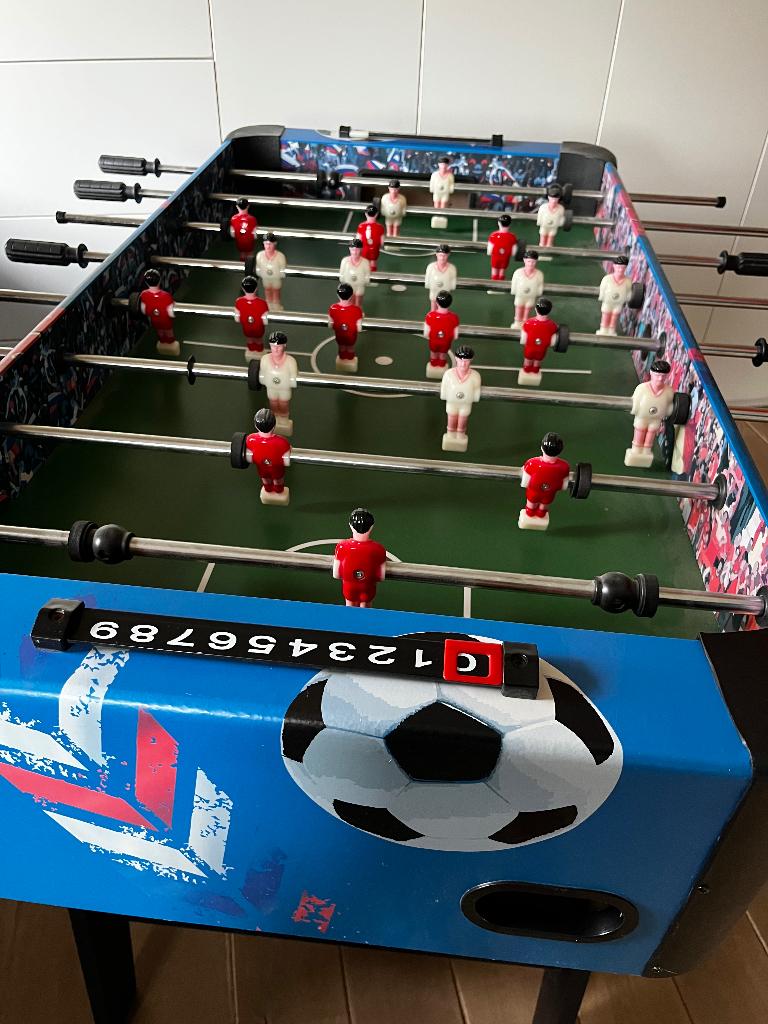 Junior kickertafel, Ophalen, Gebruikt