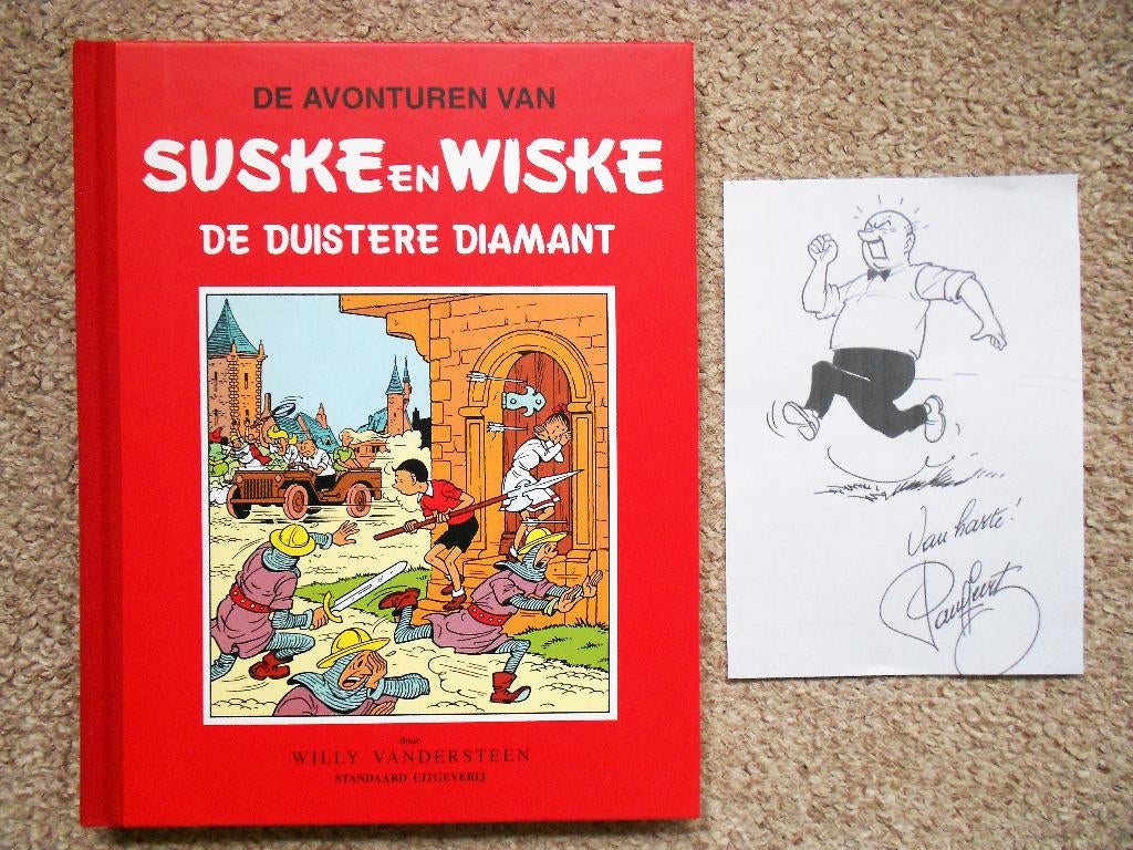 Suske en Wiske 37 Klassiek - De Duistere Diamant +tek Geerts, Boeken, Willy Vandersteen, Eén stripboek, Nieuw, Ophalen of Verzenden