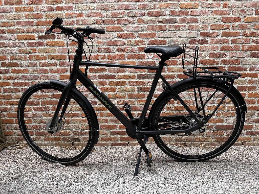 Herenfiets Batavus Fonk Zwart,, Vélos & Vélomoteurs, Vitesses, Frein à tambour, Batavus, Comme neuf