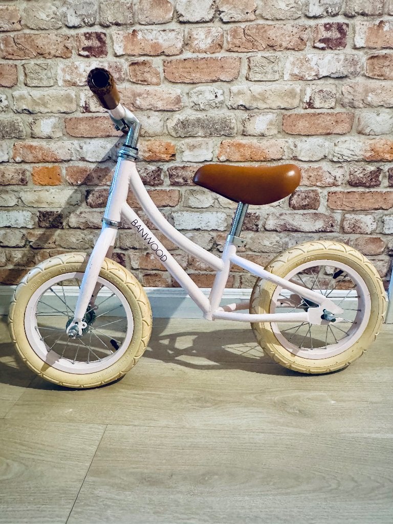 Banwood loopfiets roze, Ophalen, Zo goed als nieuw, Loopfiets