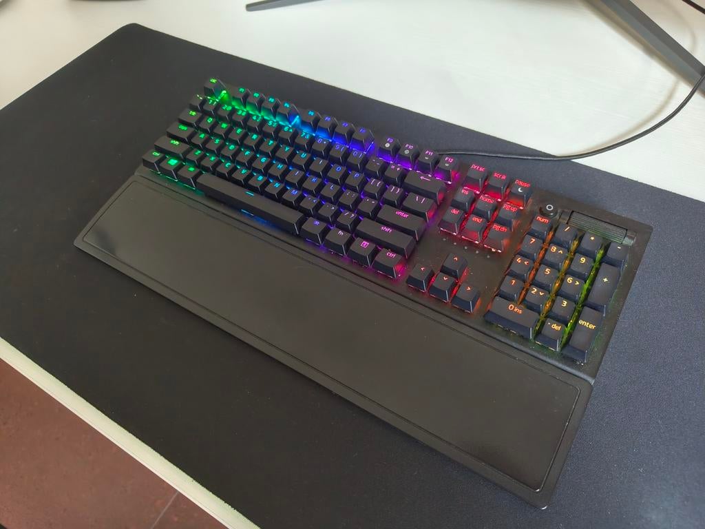 Razer Blackwidow V3 (Green Switches), Clavier gamer, Enlèvement, Qwerty, Filaire