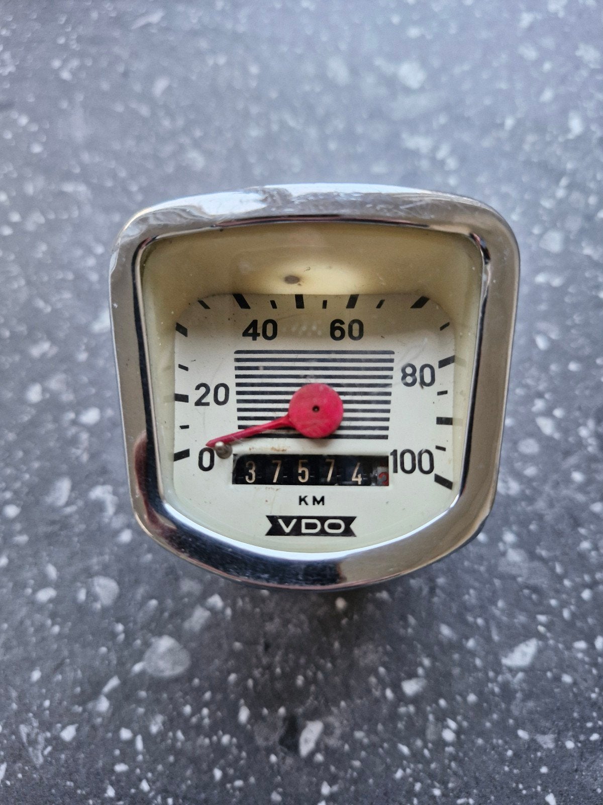 Compteur VDO 100 km d'origine, révisé et galvanisé électriqu, Enlèvement ou Envoi