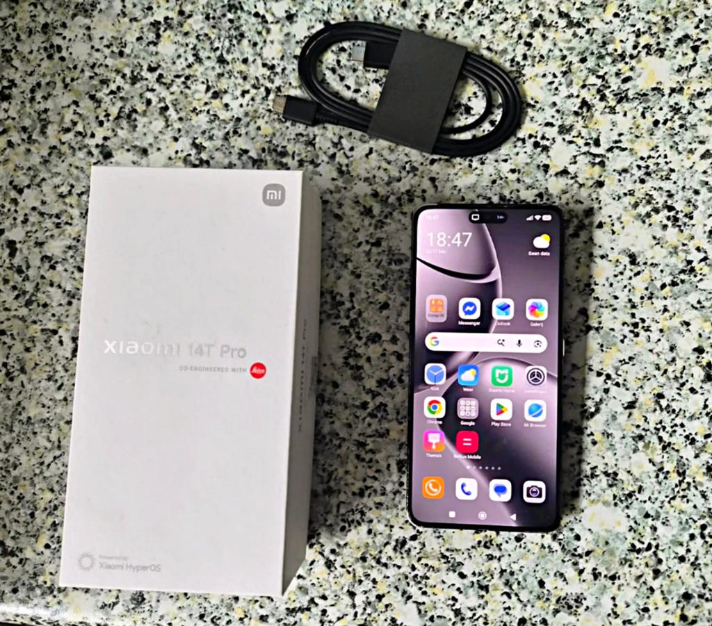 Xiaomi 14T Pro zwart 512GB, Telecommunicatie, Mobiele telefoons | Overige merken, Gebruikt, Overige modellen, Ophalen of Verzenden