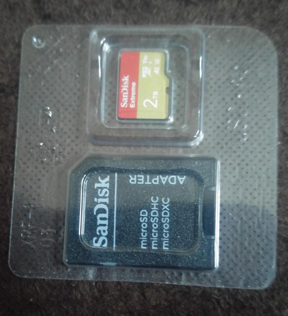 Kaart micro sd card sandisk extreme 2 tb 2 tb origineel nieu, Computers en Software, Processors, Ophalen of Verzenden, Nieuw
