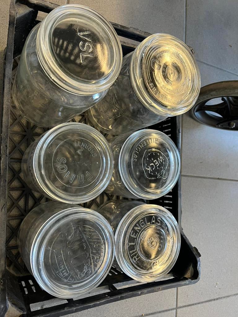 6 inmaakpotten weck, gerrix vsl…., Ophalen, Zo goed als nieuw