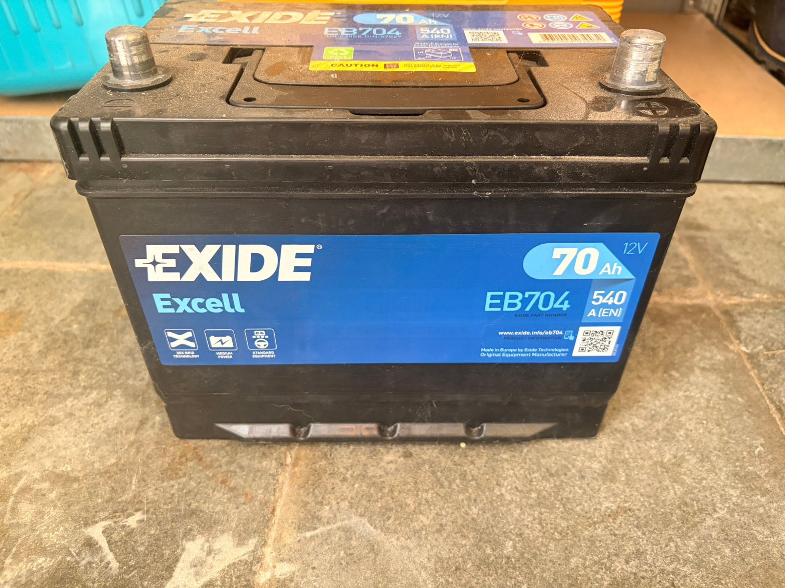 Auto batterij, Ophalen