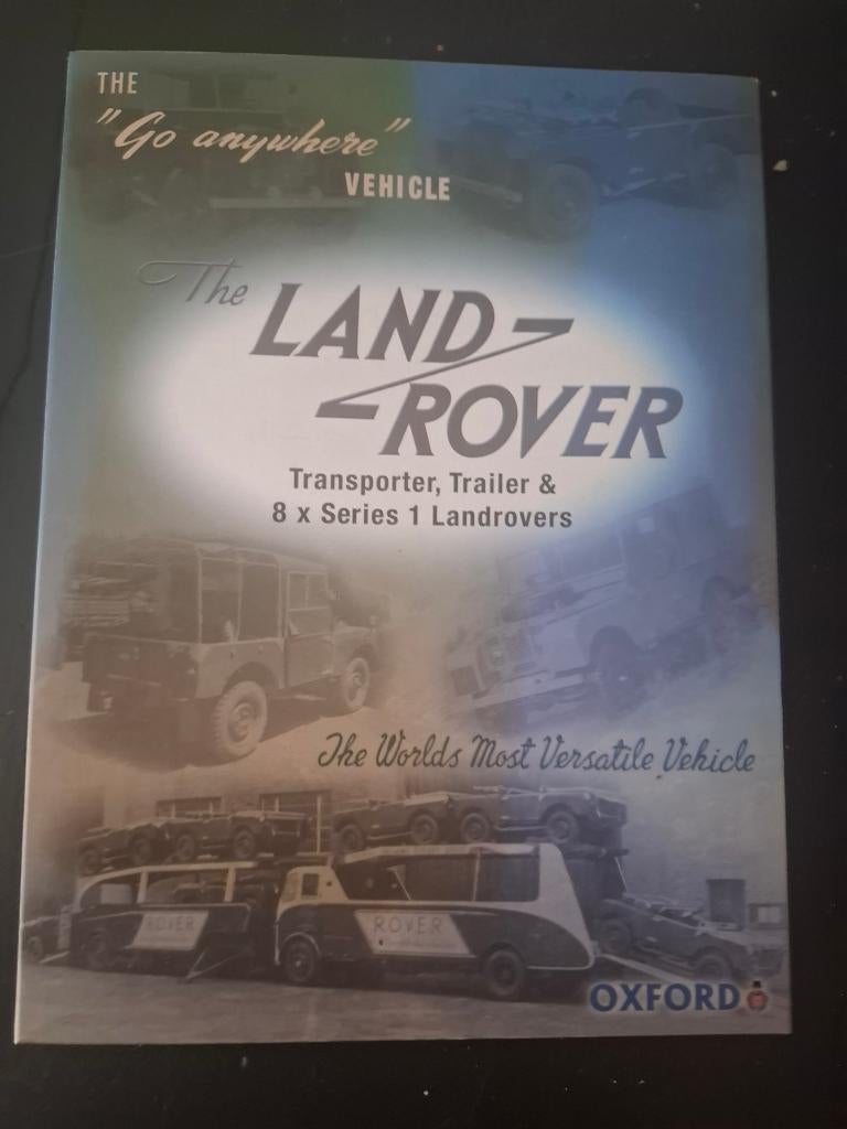 Land Rover Transporter + Remorque + 8x Série 1 Oxford, Hobby & Loisirs créatifs, Voitures miniatures | Échelles Autre, Comme neuf